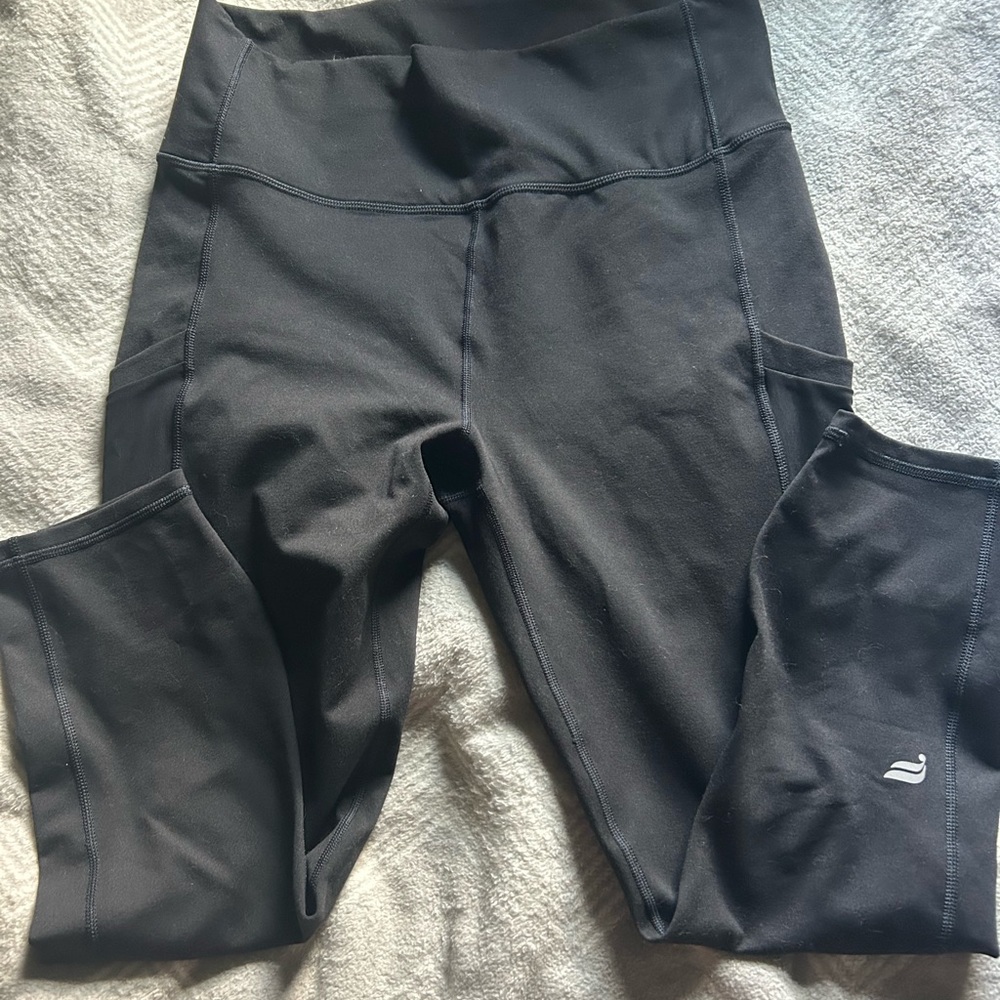Fabletics Black Leggings Sleek Performance Wear
